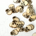 thumbnail image 3 of Bangcool 150PCS Halloween Wood Cutout Assorted Creative Wood Embellishment Wood Slice, 3 of 10