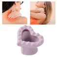 thumbnail image 3 of Ceramic Gua Sha Tool, Purple 3D Heart Shape Gua Sha Tool  for Face, 3 of 7