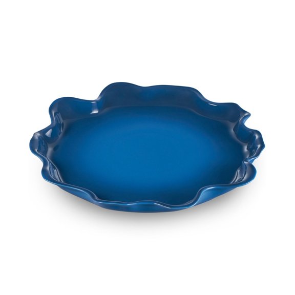 Iris Collection Serving Platter – Stoneware Appetizer & Cheese Tray