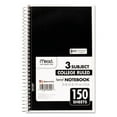 thumbnail image 3 of "Spiral Notebook, 3 Subject, Medium/college Rule, Randomly Assorted Covers, 9.5 X 5.5, 150 Sheets | Bundle of 5 Each", 3 of 7