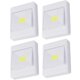 thumbnail image 3 of 4pcs COB Light LED Wall Light Room Shed Light Cabinet Light for Home (White Without Battery) (Random Style), 3 of 3