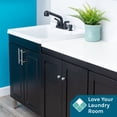 thumbnail image 4 of Laundry Sink with Black Cabinet Matte Black Finish Pull-out Faucet, 4 of 11