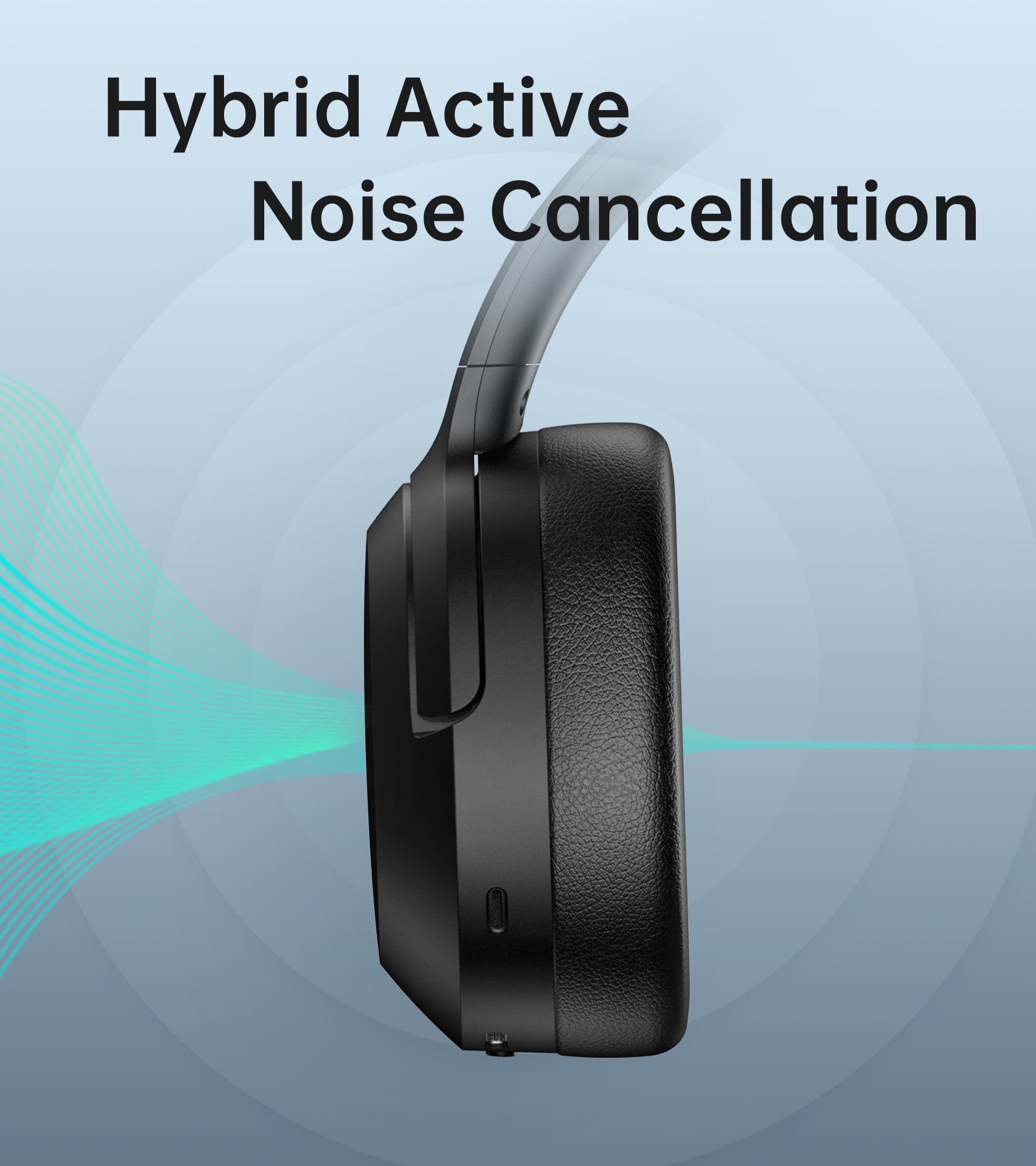 EDIFIER W820NB Headphones, Wireless Bluetooth Headphones, Active Noise  Reduction, Sports Games, Esports Music 