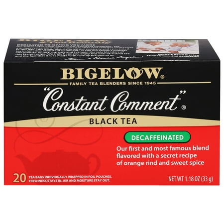 Bigelow Tea Decaffeinated Constant Comment Black Tea Bags - 20 Count