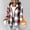 Hot Pink, variant on FDGIU 2025 Women's Plaid Shacket Jacket - Long Sleeve Flannel Trench Coat, Snap Button Casual Winter Coat