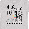 thumbnail image 4 of Inktastic Bicycle I Love to Ride My Bike Girls Toddler T-Shirt, 4 of 5