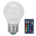 thumbnail image 2 of Bombilla RGB, 50000H Vida útil Bola Bombilla Control Remoto Para El Hogar Para 85-265V, 2 of 8