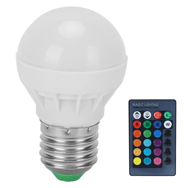 Luminarias Bombilla RGB+W BuyWeek Bombilla esférica de 3 W