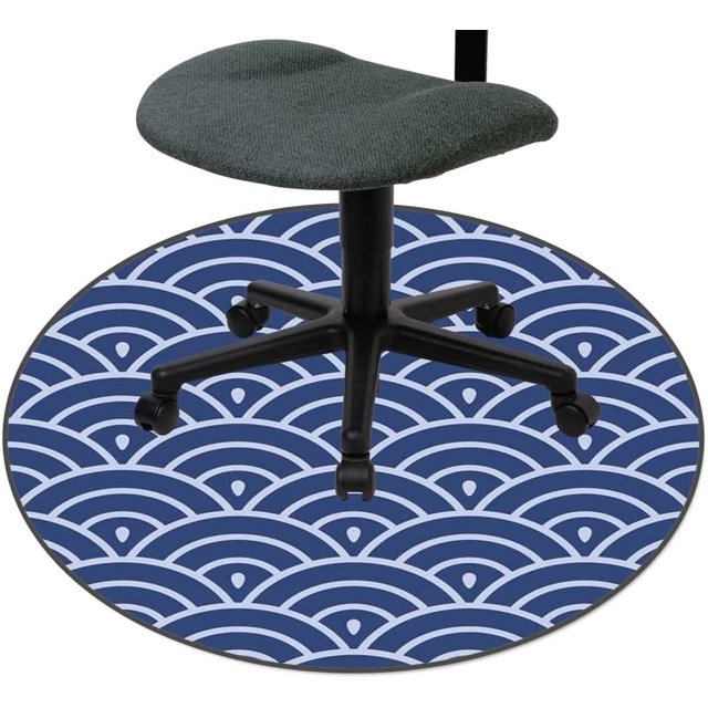 Japanese Circle Wave Seamless Pattern Office Chair Mat for Carpet Id1352603431 Thick Office Chair Mat Office Rug for Office Chair Computer 35 Inch