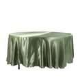 thumbnail image 2 of BalsaCircle 108" Round Satin Tablecloth Eucalyptus Green Round Table Linen, 2 of 8