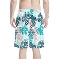 thumbnail image 2 of Binienty Men's Board Shorts Swim Trunks With Tropical Leaf Print - Quick Dry for Beach Swimming and Summer Vacation, 2 of 5