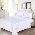 thumbnail image 4 of RUVANTI 100% Cotton Sheets – Full Size Percale Bedding, Cooling & Breathable Floral Design, Durable with a Crisp, Soft & Comfortable Feel, 16" Deep Pocket, 4-Piece Set, Phulkari, 4 of 9