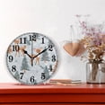 thumbnail image 2 of Christmas Deers Snowflakes Tree Silent Wall Clock 10" Non-Ticking Battery Clock, 2 of 7