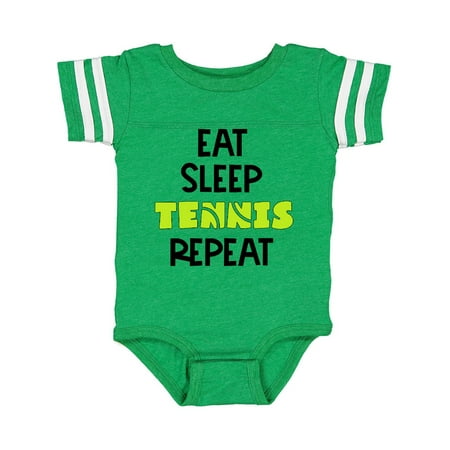 

Inktastic Eat Sleep Tennis Repeat Gift Baby Boy or Baby Girl Bodysuit
