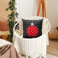 thumbnail image 4 of Puntoco Christmas Snowflake Pillow Cover, Christmas Tree Printed Home Cushion Cover, Sofa Cushion Cover, 4 of 5