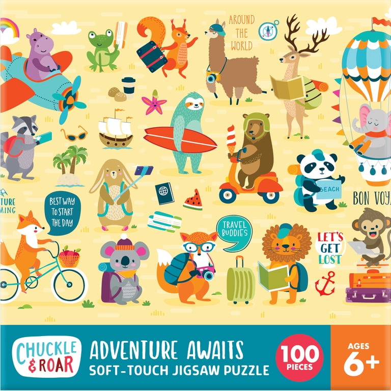 Chuckle & Roar Adventure Awaits 100-Piece Soft-Touch Puzzle photo 6