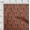 Rust Brown, variant on oneOone Organic Cotton Poplin Twill Fabric Paisley Ikat Print Sewing Fabric BTY 42 Inch Wide