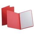 thumbnail image 2 of Report Cover, Three-Prong Fastener, 0.5" Capacity, 8.5 X 11, Red/red, 25/box | Bundle of 5 Boxes, 2 of 4