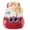 Red, variant on Cartoon Crab K-i-d-s Backpack for Preschoolers, Lightweight T-o-d-d-l-e-r Schoolbag with Luminous Strip for Night Safety, 3D Animal Daycare Bag
