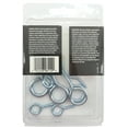 thumbnail image 3 of (2 pack) Screw Eye Bolt Assortment Pack, 3 Assorted Sizes, Zinc, Peerless Chain Company, #4800660, 3 of 6