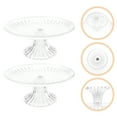 thumbnail image 3 of Cake Stand Display Platter Serving Tray Glass Fruit Dessert Cupcake Holder Plate Tower Trays Dome Food Snack Server, 3 of 8