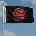 thumbnail image 2 of Yanbooch House Targaryen Flag banner with Grommets Man cave Decor 3x5Feet, 2 of 5