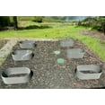 thumbnail image 6 of TRAMULL 8X4X2ft Galvanized Raised Garden Bed, Oval Above Ground Modular Metal Outdoor Planter Boxes(Quartz Grey), 6 of 9