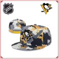 thumbnail image 2 of NHL Tapas Pittsburgh Penguins Snapback Gorra Moda Para Hombres Unisex Ajustable Deportes Hockey, 2 of 2