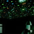 thumbnail image 7 of Glow in the Dark Wall Stickers, Stars and Planets Space Theme Decals for Bedroom Ceiling, Kids Room Decor, Removable Peel and Stick Luminous Decoration for Night Time Ambiance, 7 of 7