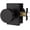 Charcoal, variant on Mega Handles | Laura Passage Knob | Matte Black