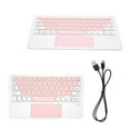 thumbnail image 3 of Clavier Rechargeable, Clavier Tablette IOS Petit Portable Multi-Touch Artisanat Exquis pour Tablette IOS pour Matepad 11 Noir, Blanc, 3 of 8