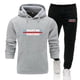 thumbnail image 1 of Conjunto de chándal de carreras Martini para correr de otoño, sudadera con capucha y pantalones para hombre, chándal informal, ropa deportiva para hombre, ropa de gimnasio, chándal nuevo 2024, 1 of 4