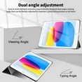 thumbnail image 2 of Hoibon Case for iPad 9.7 Inch iPad 6th/5th Generation 2018 2017(Model: A1893 A1954 A1822 A1823) and for iPad Air 2 iPad Air Cover, Soft Back Auto Sleep/Wake For iPad 9.7" 2018 2017 - Black, 2 of 6