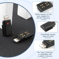 thumbnail image 4 of HBIHGHHONG para DJI MIC 2, adaptador de teléfono, receptor de micrófono inalámbrico para micrófono 2, adaptador Lightning, teléfono, PC, tableta, micrófono USB, accesorios, 4 of 7