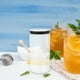thumbnail image 2 of Tarro de almacenamiento de plástico con tapa, contenedores herméticos reutilizables para almacenamiento de alimentos, bote para dulces, 6 uds., 2 of 8