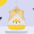 thumbnail image 4 of Mono de verano para niños, baberos para comer para bebés, delantal impermeable antisuciedad para niños, ropa protectora sin mangas para hombres y mujeres para bebés, 4 of 6