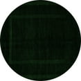 thumbnail image 1 of Ahgly Company Indoor Round Abstract Green Modern Area Rugs, 4' Round, 1 of 4