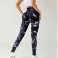 thumbnail image 4 of Iyufng Yoga Leggings for Women,Yoga Pants Plus Size Women's Gradient Print Leggings Fitness Running Tight Yoga Pants, 4 of 8