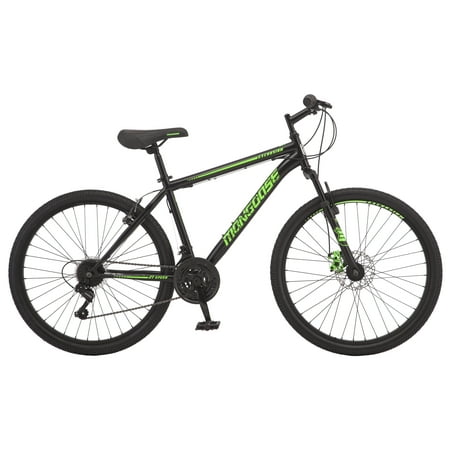 Mongoose Excursion Mountain Bike, Men's, 26", Black/Green