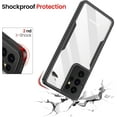 thumbnail image 4 of for Samsung Galaxy S21 Ultra Case, 360 Full Body Rugged Case with Built-in Screen Protector Transparent Heavy Duty Shockproof Bumper Cover for Galaxy S21 Ultra 6.8" (Black), 4 of 13