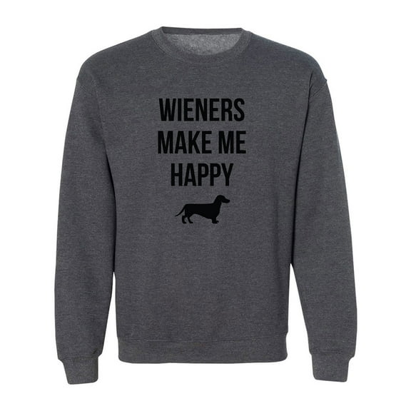 Wieners Make Me Happy Crewneck Sweatshirt