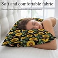 thumbnail image 5 of Sunflowers Pillow Covers 24"x36", Farmhouse Botanical Blossom Florals Butterfly Soft Brushed Microfiber Breathable Throw Pillow Covers, Pillowcase with Zipper for Couch Sofa Bedroom Living Room, 5 of 9