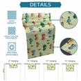 thumbnail image 6 of Green Cartoon Truck Table Runner 108 Inches, Funny Cute Colorful Car Tree Polka Dot Bed Runner Dresser Scarves Tabletop for Indoor Outdoor Parties/Ceremony/Banquet, 13"x 108", 6 of 9