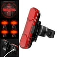 thumbnail image 4 of Luces traseras de bicicleta LED recargables por USB Cola Cierre rojo resistente al agua, 4 of 8