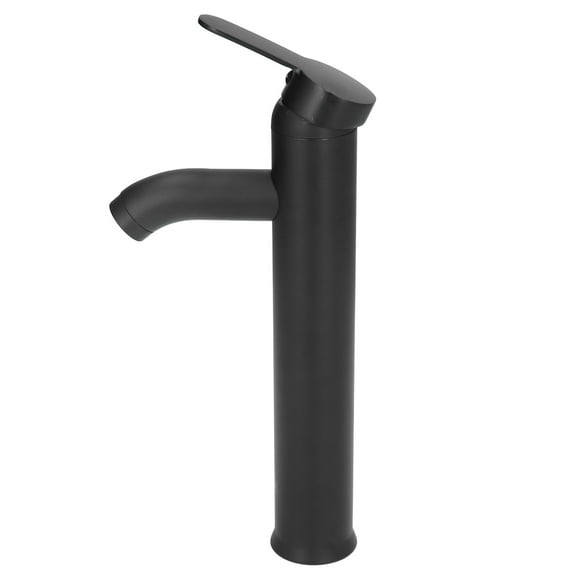 Black Faucet Bathroom, Matte Black Tall Bathroom Faucet Sturdy Durable for Hotel