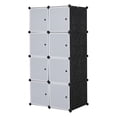 thumbnail image 3 of UWR-Nite Cube Storage Organizer, 8- Cube DIY Plastic Closet Cabinet, Modular Book Shelf Organizer Units, Storage Shelving Ideal for Bedroom Living Room Office with Doors, 3 of 10