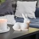 thumbnail image 5 of Rabbit Figurine Sculpture,Ceramic Rabbit Figurine Statue Home Desktop Decor,Spring Easter Bunny Figurine Sculpture Decoration,Miniature Office Rabbit Statue Table Centerpiece,Bookshelf White, 5 of 9
