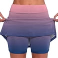 thumbnail image 2 of FUZHIQ 2 In 1 Running Shorts Women Elastic Waist Classic Striped Graphic Athletic Skorts Comfy Work Ruffle Hem Running Tennis Butterfly Shorts with Pockets,XXXL, 2 of 6