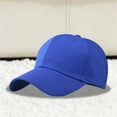 thumbnail image 2 of Prolriy Baseball Cap Hats for Men Women Solid Color Duck Hat Trend Personality Outdoor Print Breathable Mesh Hat Trucker Hat Blue1, 2 of 5