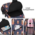 thumbnail image 4 of Firefighter Themed Travel Daypack for Women Breathable & Comfortable Shoulder Backpack Ideal for Commuting & Hiking, 4 of 5